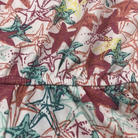 Hatley Starfish Girls Romper Size 4 - Picture 2 of 5